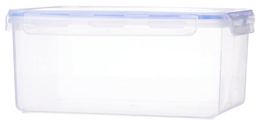 Aristo Lock & Fresh 402 Plastic Storage Container For Storing grains, pulses, rice, wheat etc - 6400 ML, Transparent Clear, large (LOCK&FRESH402) (29.5 x 22.5 x 13cm) - Image 2
